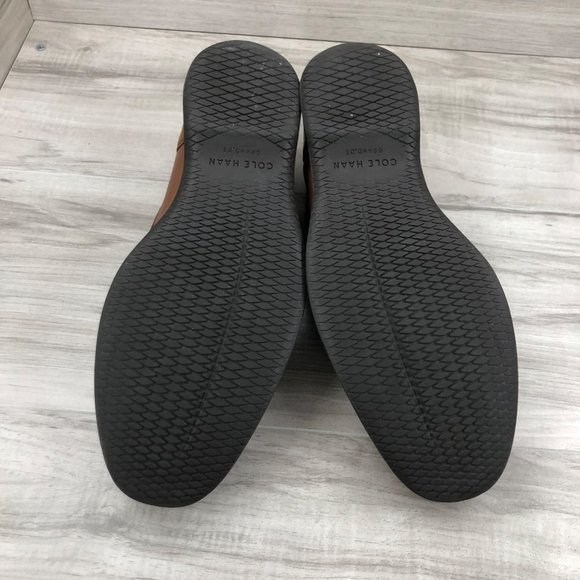 Cole Haan Loafers Men's 10.5 Brown Leather Penny Slip On Shoes - Picture 11 of 12